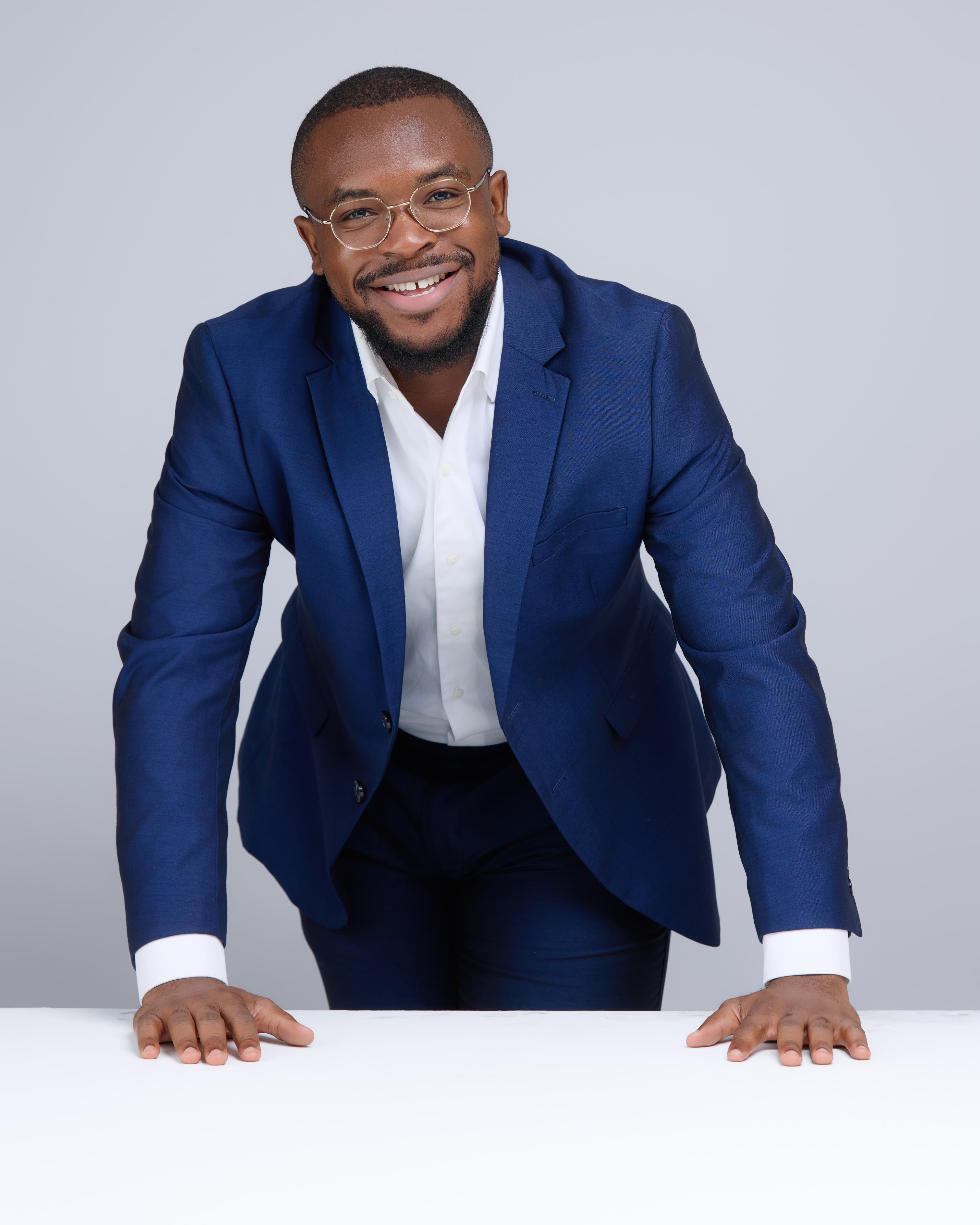 Kevin Degila speaking at an event